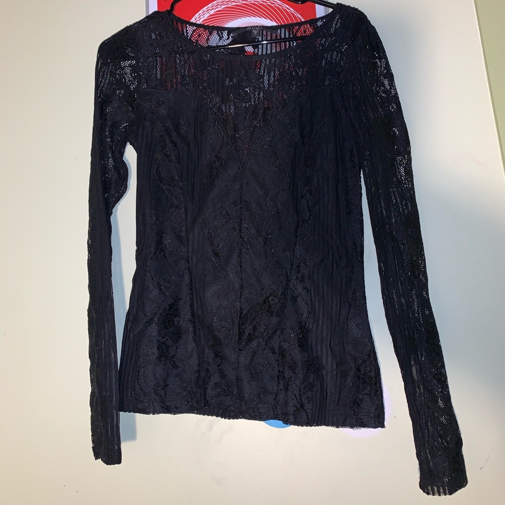 Guess Lace Long Sleeve Shirt
